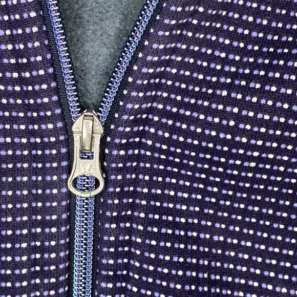 Lululemon 4 Scuba Hoodie III Double Dot Naval Blue Lullaby Naval Blue Zip Jacket - Picture 8 of 14